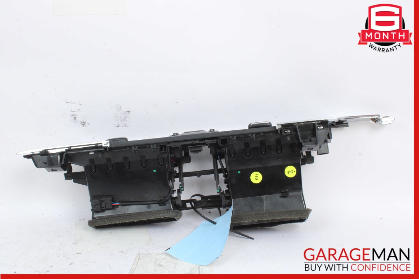 2012-2018 Audi A6 C7 Dashboard Center Dual A/C AC Air Vent Trim w/ Switch OEM