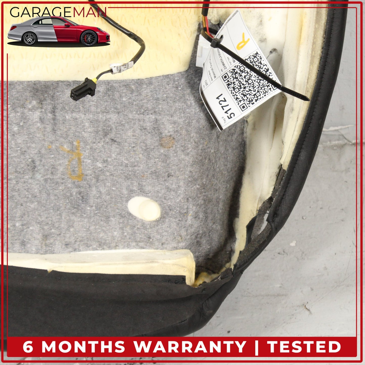 2013-2019 Maserati GranTurismo Coupe Front Right Lower Bottom Seat Cushion OEM
