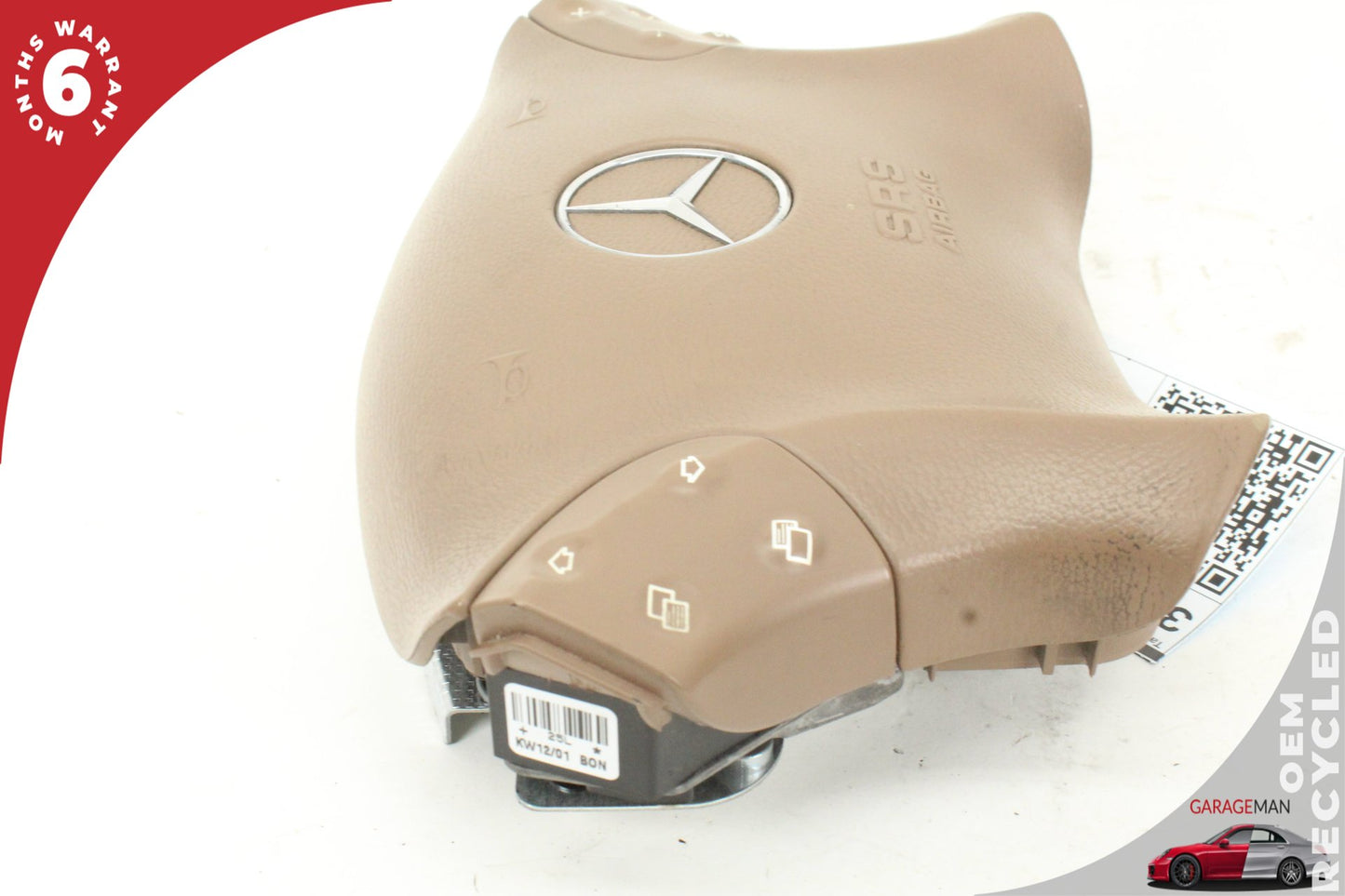 2001-2005 Mercedes W203 C240 Front Left Side Steering Wheel Airbag 2034601598
