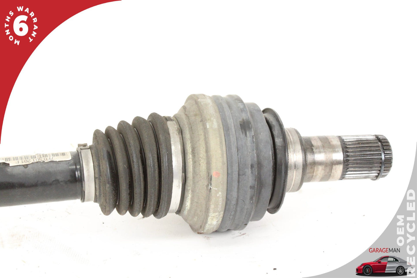 11-18 Porsche Cayenne 92A AWD 4.8 Rear Right CV Axle Shaft 7P0501201F Genuine