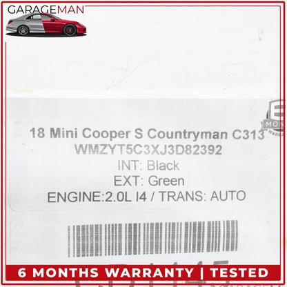 2017-2023 Mini Countryman Cooper S Engine Oil Filter Cooler Housing Assembly OEM