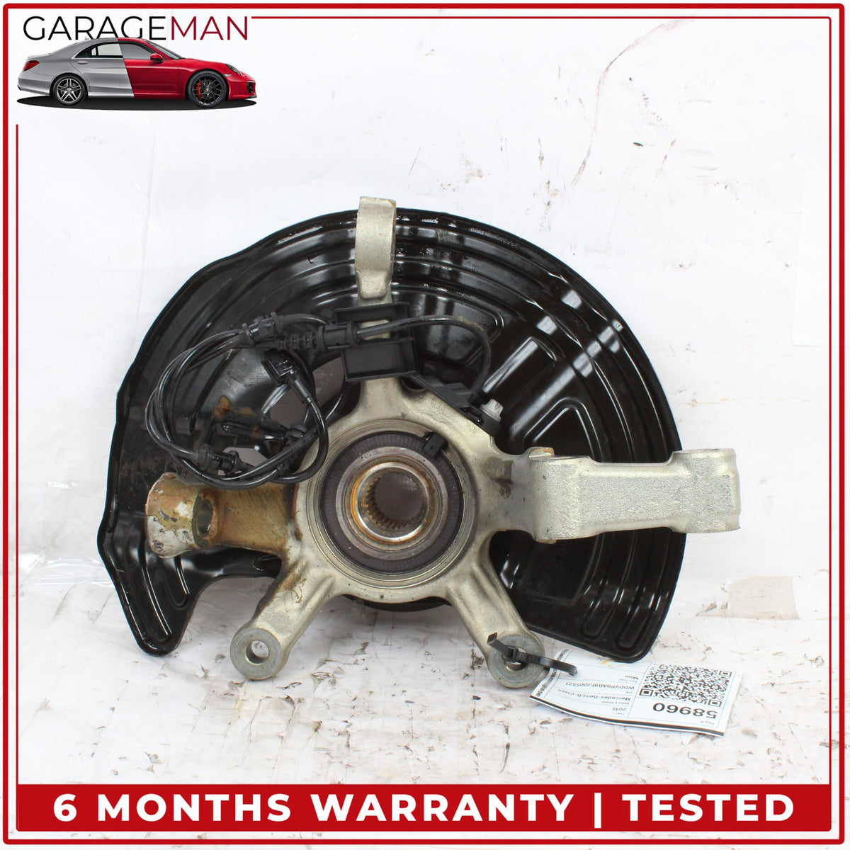 2014-2017 Mercedes W242 B Electric Drive Front Left Side Spindle Knuckle OEM
