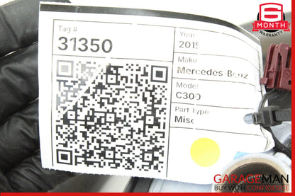 15-20 Mercedes W205 C300 Sport Flat Bottom Steering Wheel w/Paddle Shifters OEM