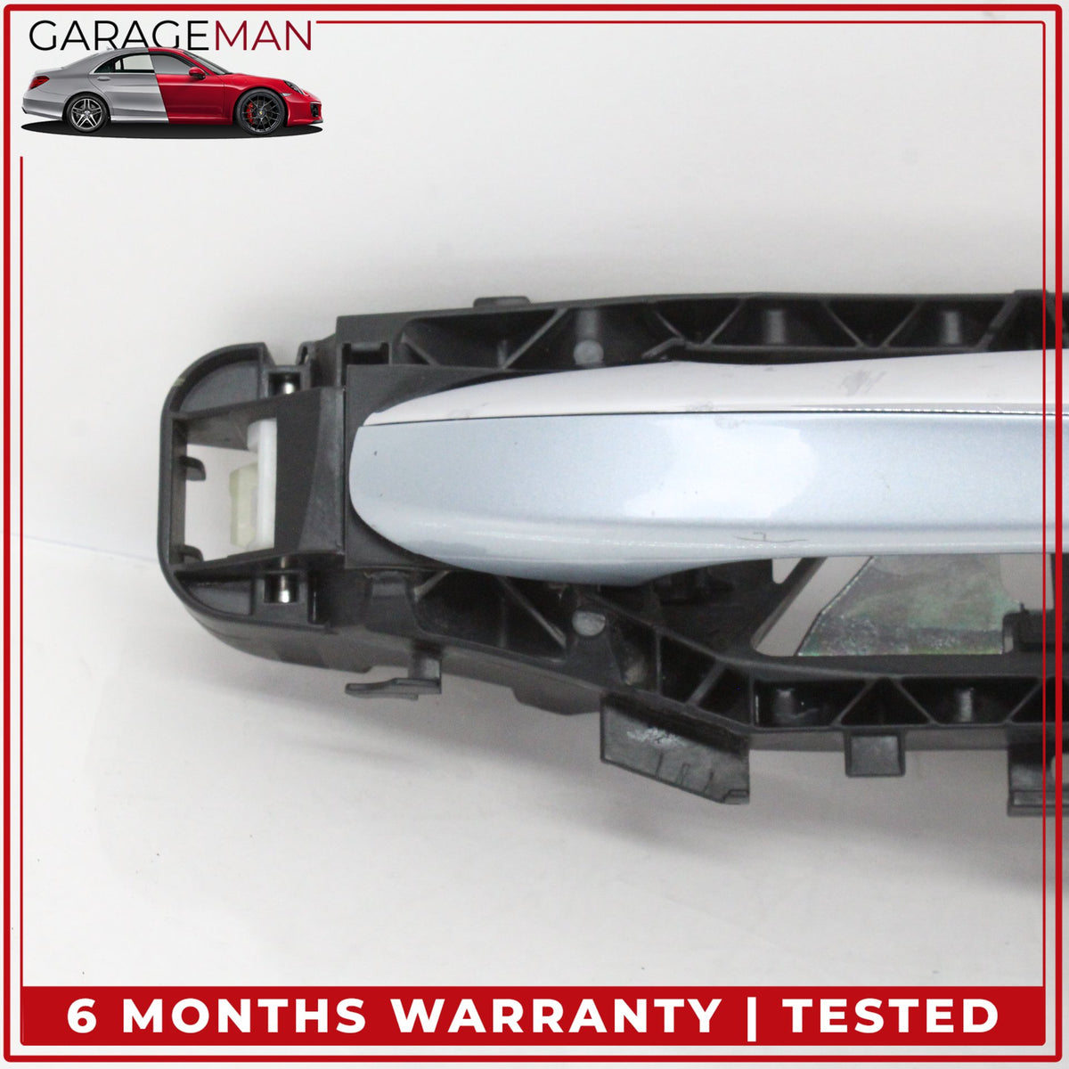 2015-2020 Mercedes W205 C300 Rear Left Side Exterior Door Handle Silver OEM