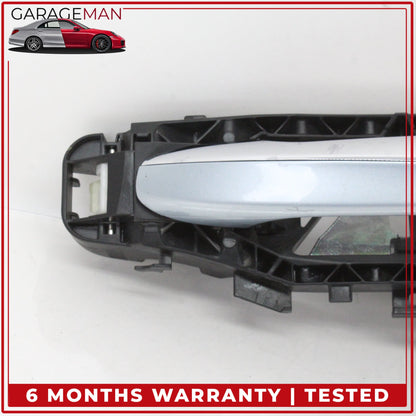 2015-2020 Mercedes W205 C300 Rear Left Side Exterior Door Handle Silver OEM