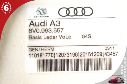 15-16 Audi A3 8V Sedan Front Left or Right Top Upper Seat Cushion 8V0963557
