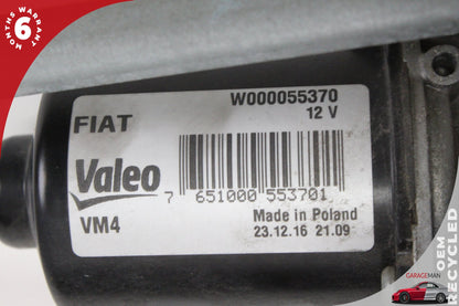 2014-2020 Fiat 500L Front Windshield Wiper Linkage w/ Motor Valeo 52064590 OEM