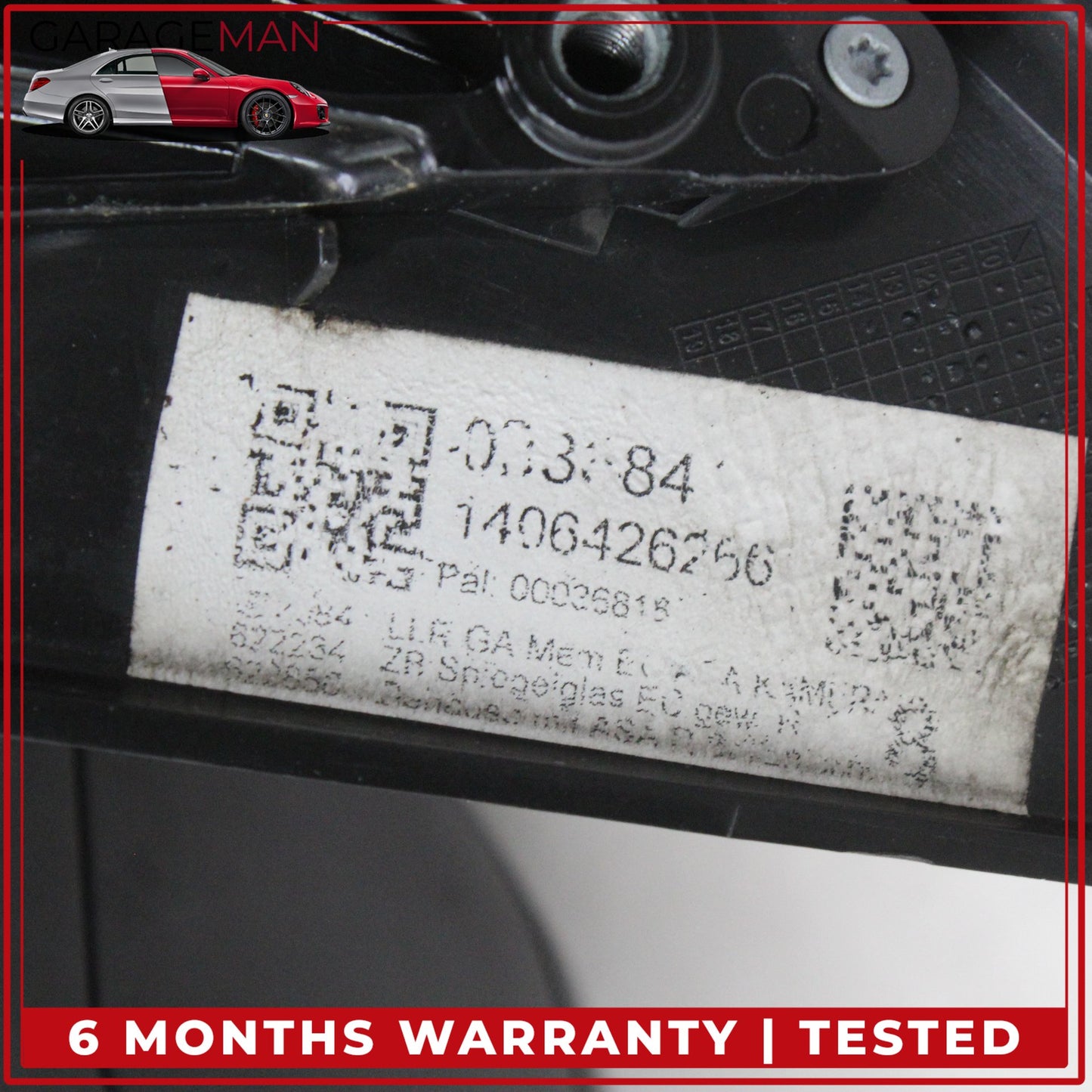 2012-2018 Audi A6 Front Right Door Rear View Mirror w/ Camera & Blind Spot OEM