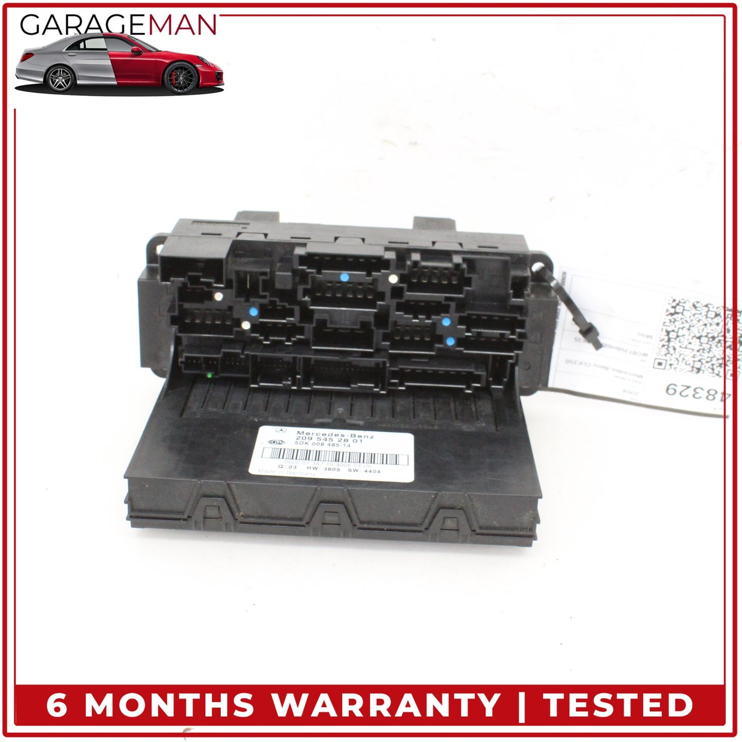 2003-2009 Mercedes-Benz CLK350 W209 Coupe Front SAM Module Relay Fuse Box 2095452801 OEM