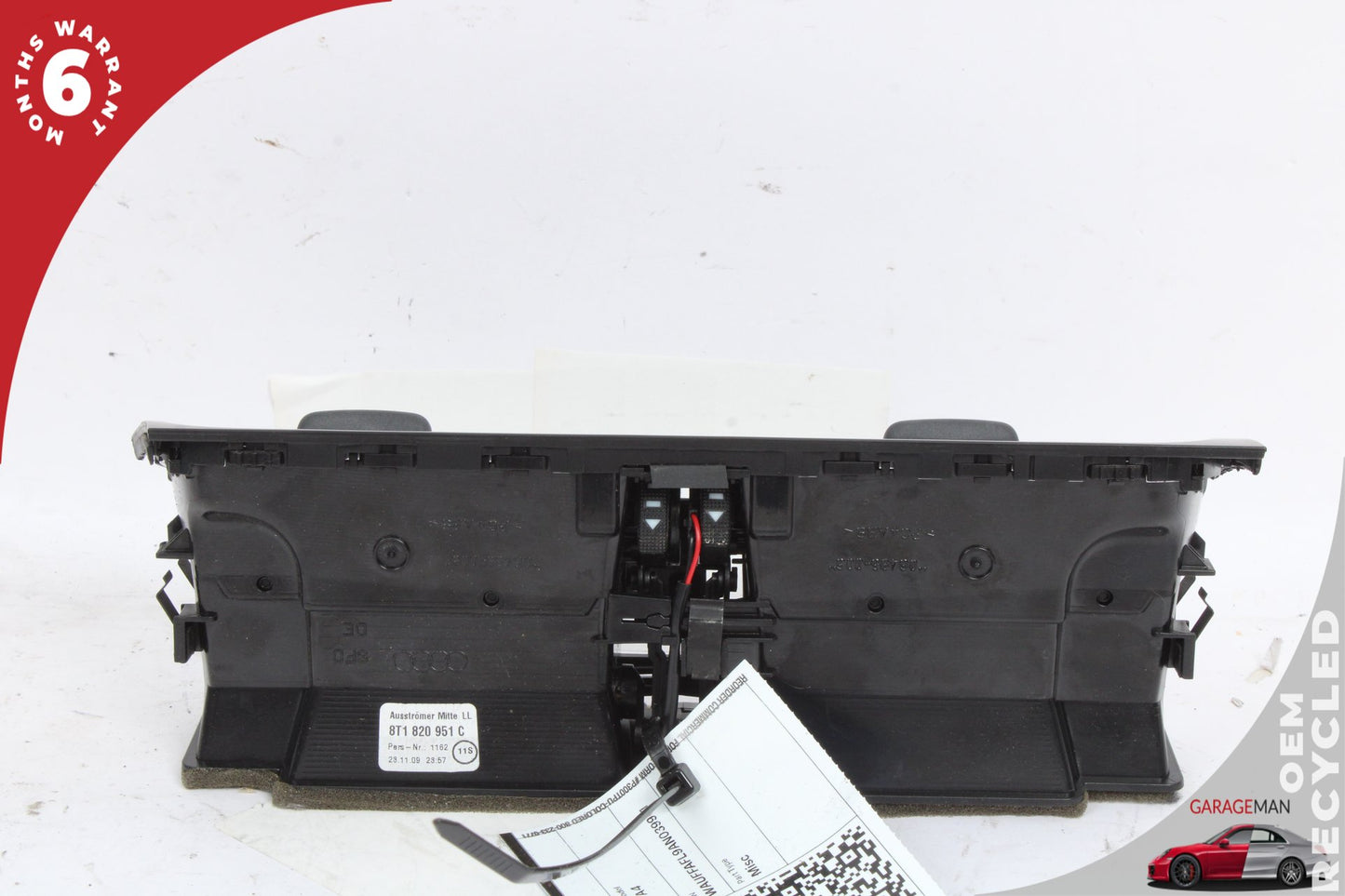 2009-2016 Audi A4 Front Dash Dashboard Center AC Air Vent Grille Panel 8T1820951C