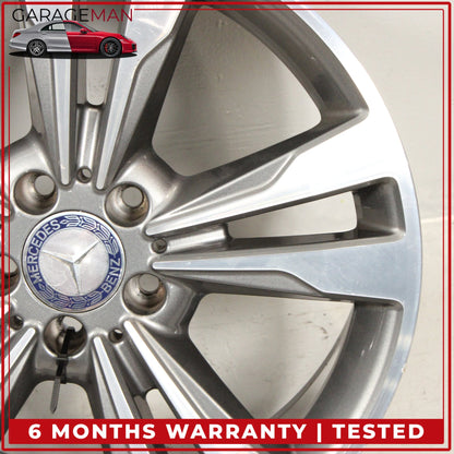 2014-2017 Mercedes C207 E400 Coupe Rear Wheel Rim 8.5JX18H2 ET49 2074013002 OEM