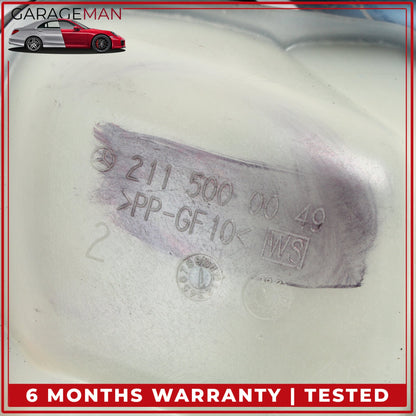 2003-2009 Mercedes W211 E350 Coolant Overflow Reservoir Tank 2115000049 OEM