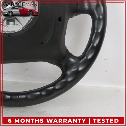 1998-2001 Porsche 911 Carrera 996 Steering Wheel Leather Black 99334780464 OEM