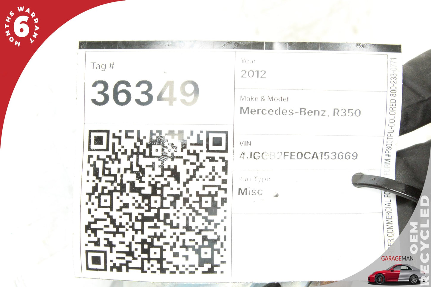 06-12 Mercedes-Benz R350 W251 SUV Front Drive Shaft 1644100701