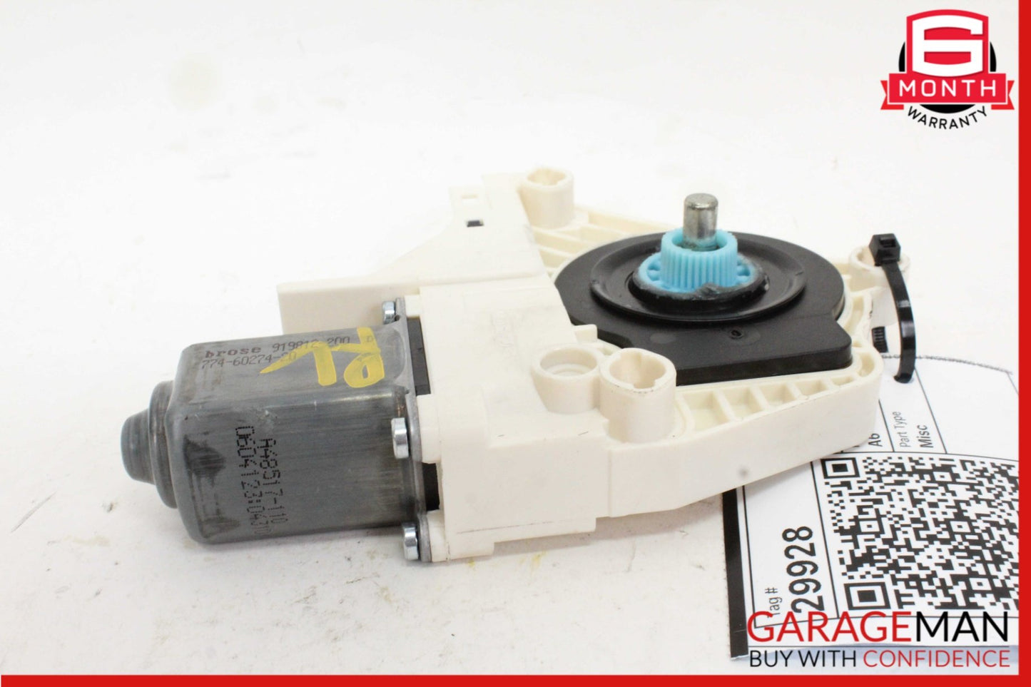 2009-2018 Audi A6 C7 Sedan Rear Left Window Regulator Motor 8K0959811A Genuine
