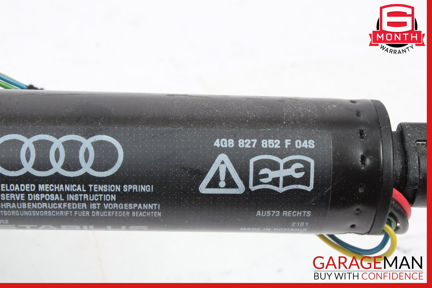 2012-2018 Audi S7 Trunk Lid Left & Right Shock Lift Support Strut Set 4G8827852