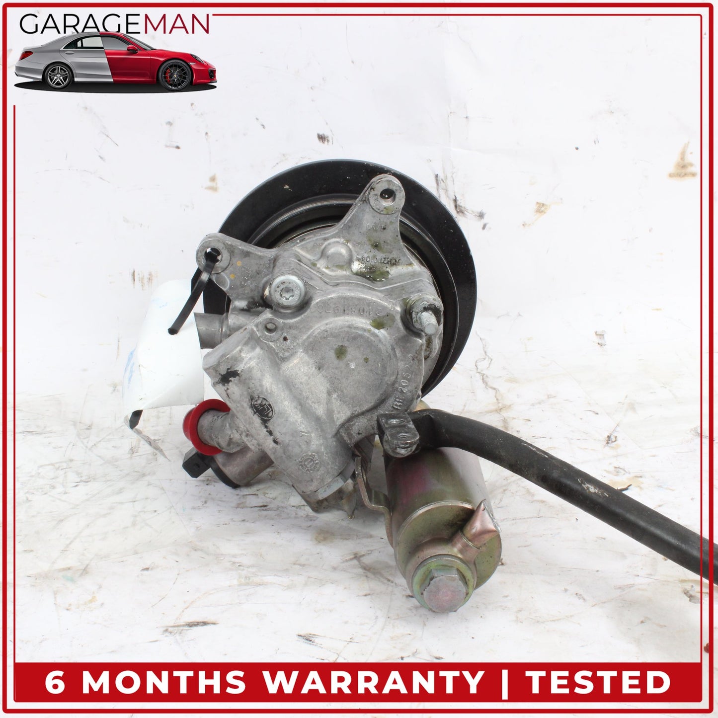 2000-2006 Mercedes R230 SL500 ABC Hydraulic Tandem Power Steering Pump w/ Damper