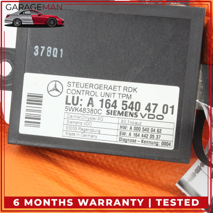 2006-2013 Mercedes W211 E350 CL550 TPMS Tire Pressure Control 1645404701 OEM