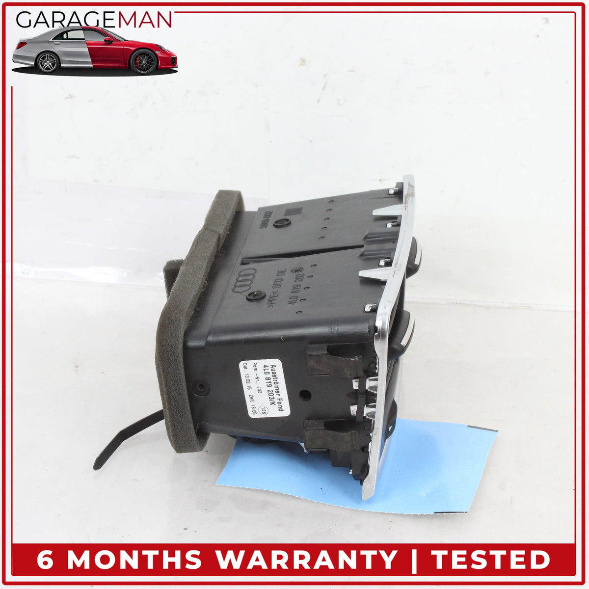 2007-2015 Audi Q7 Rear Center Console AC A/C Air Vent 4L0819203 OEM