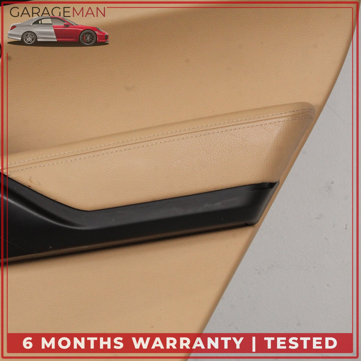 2011-2018 Porsche Cayenne 958 Rear Right Side Door Trim Cover Panel Beige OEM