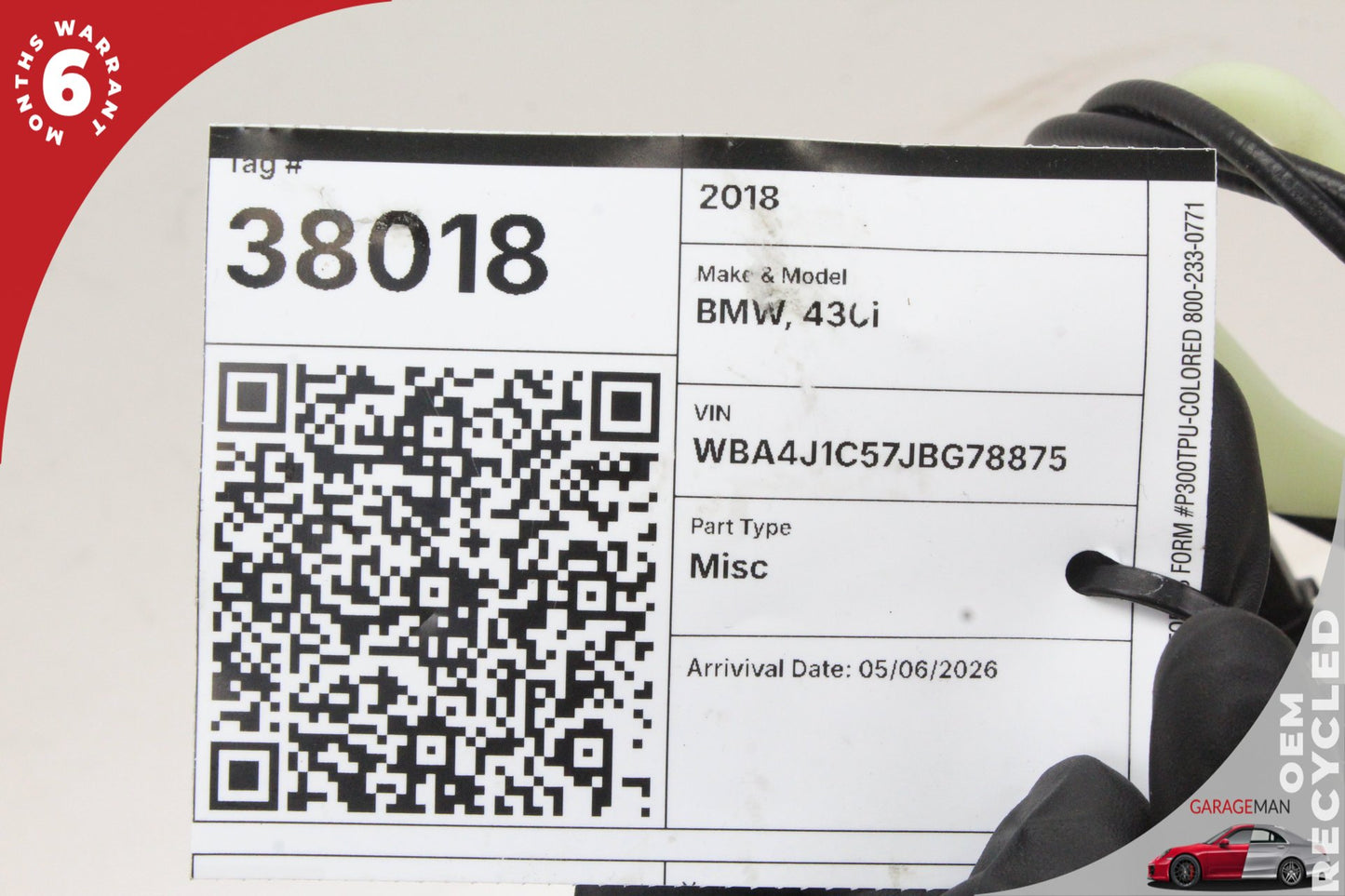 2015-2020 BMW 430i 428i 440i F36 Rear Trunk Lid Latch Lock Actuator 7269544 OEM