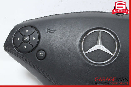 10-14 Mercedes W221 S550 CL550 Steering Wheel Airbag Air Bag Black OEM