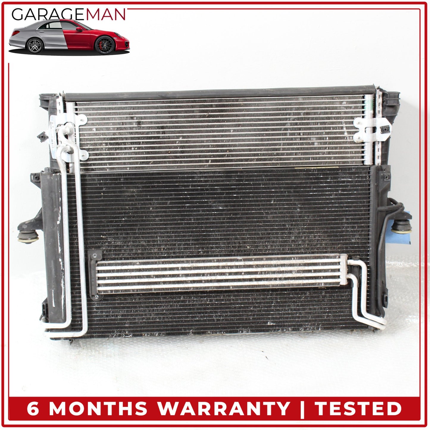 2007-2015 Audi Q7 SUV Engine Cooling Radiator AC A/C Condenser 7L6121253B OEM