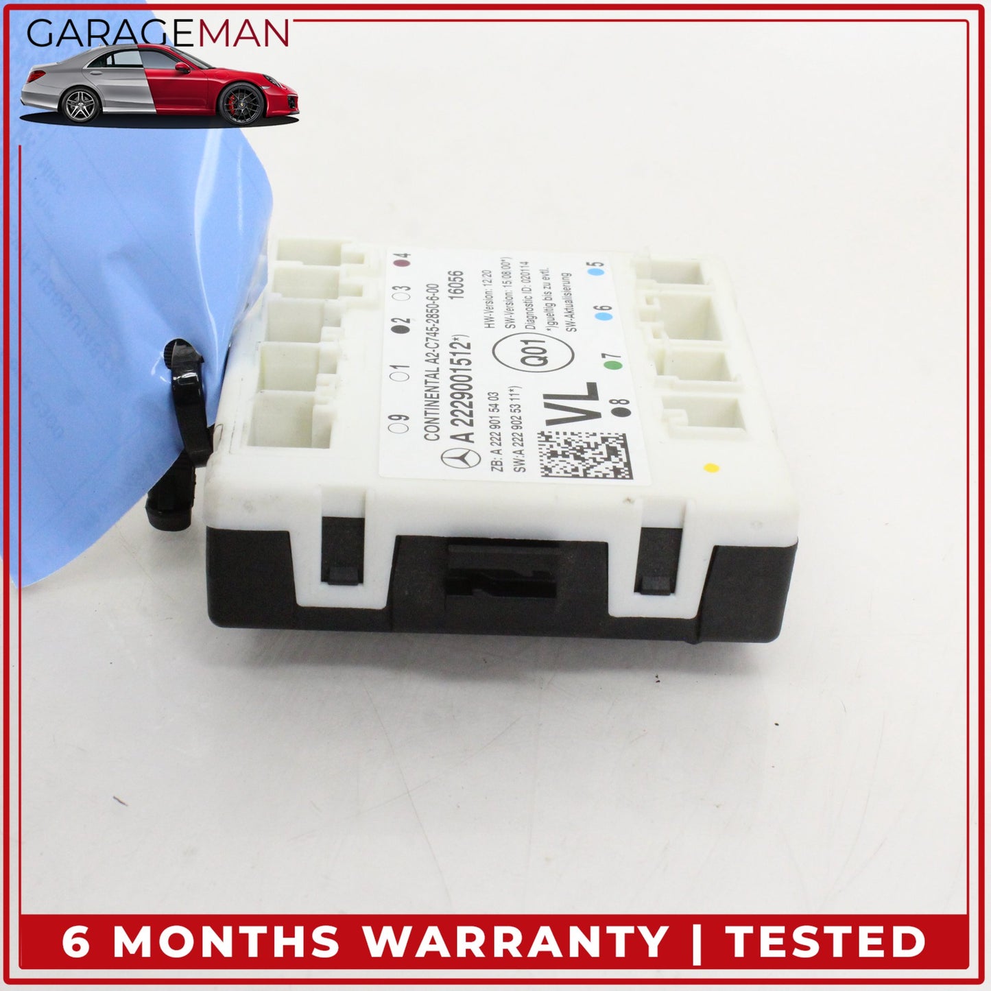 2015-2020 Mercedes W205 C300 Front Left Side Door Control Module 2229001512 OEM
