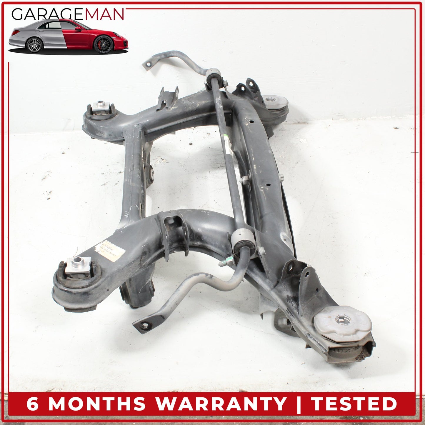 2015-2021 Mercedes W205 C300 Rear Sub Frame Subframe Crossmember w/ Sway Bar OEM