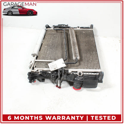 2006-2009 Mercedes-Benz E350 W211 Sedan Engine Cooling Radiator AC A/C Condenser 2115003702 OEM