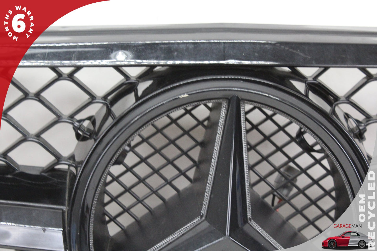 2008-2014 Mercedes W204 C300 C63 AMG Front Hood Radiator Grille Grill Black