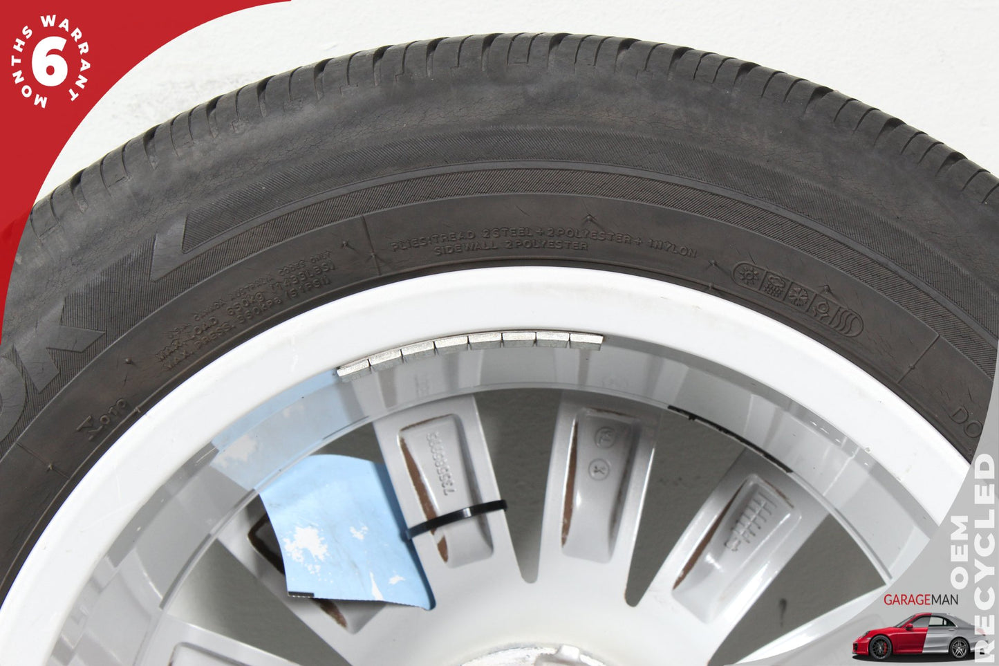 2014-2018 Fiat 500L 13 Spoke Wheel Rim w/ Tire 6.5JX16H2 ET39 735585995 OEM