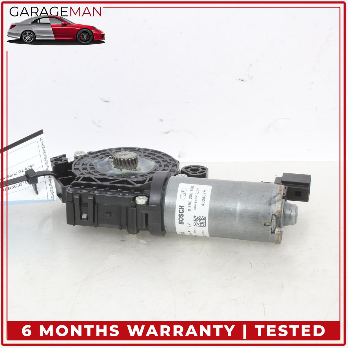 2014-2020 Mercedes X156 GLA250 Panoramic Sun Roof Motor Bosch 0390200100 OEM