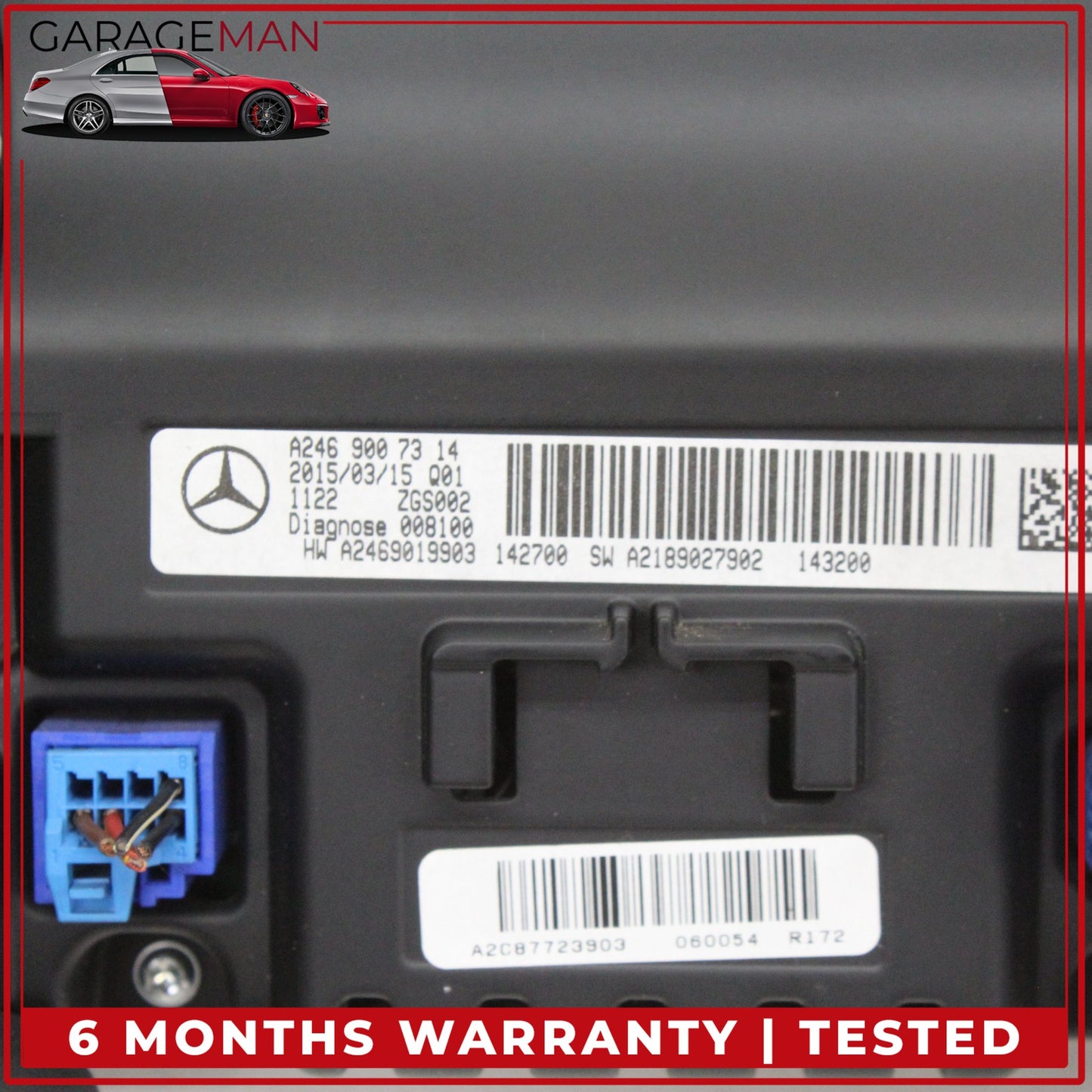 2014-2019 Mercedes W117 CLA250 Center Dash Display Screen Monitor 2469007314 OEM