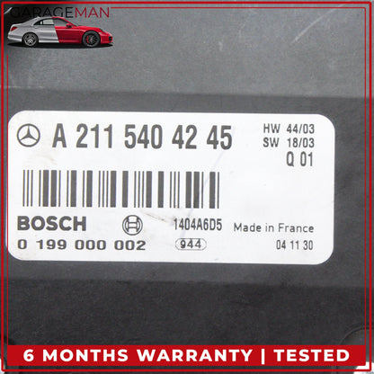 2003-2011 Mercedes-Benz E350 W211 Sedan Battery Stabilization Control Load Module 2115404245 OEM
