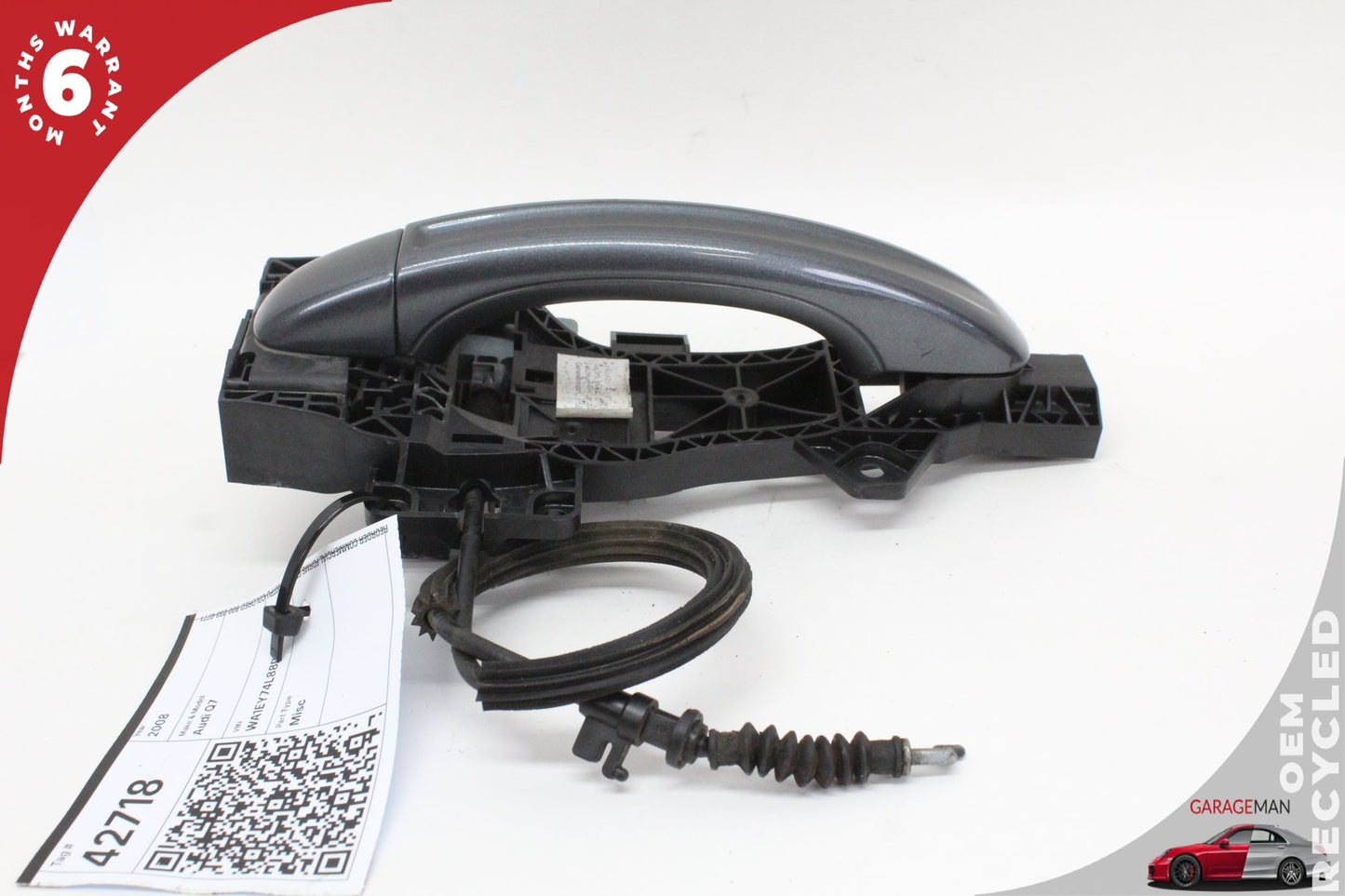 2007-2015 Audi Q7 Front Right Side Exterior Door Handle 4L1837886 OEM