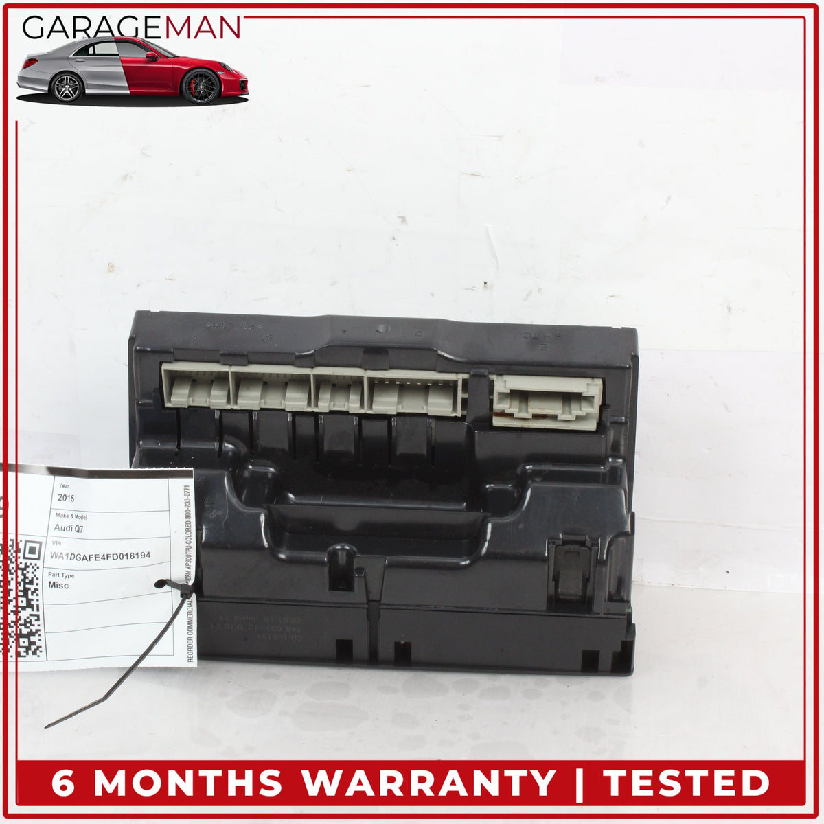 2010-2015 Audi Q7 Rear Center AC Climate Control Switch Panel 4L0919158AE OEM