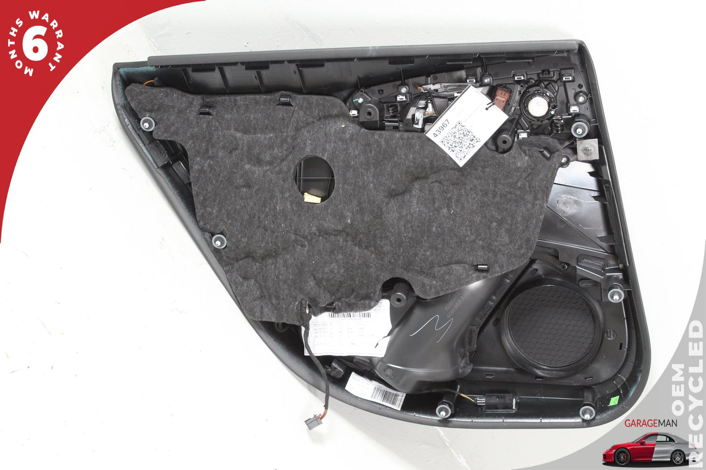 2012-2018 Audi A6 S6 Rear Right Side Interior Door Panel Brown 4G0867222 OEM