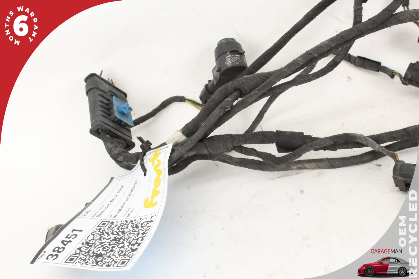 2007-2012 Mercedes W221 S550 Front Bumper Parking Sensor Wire Harness 2215420417