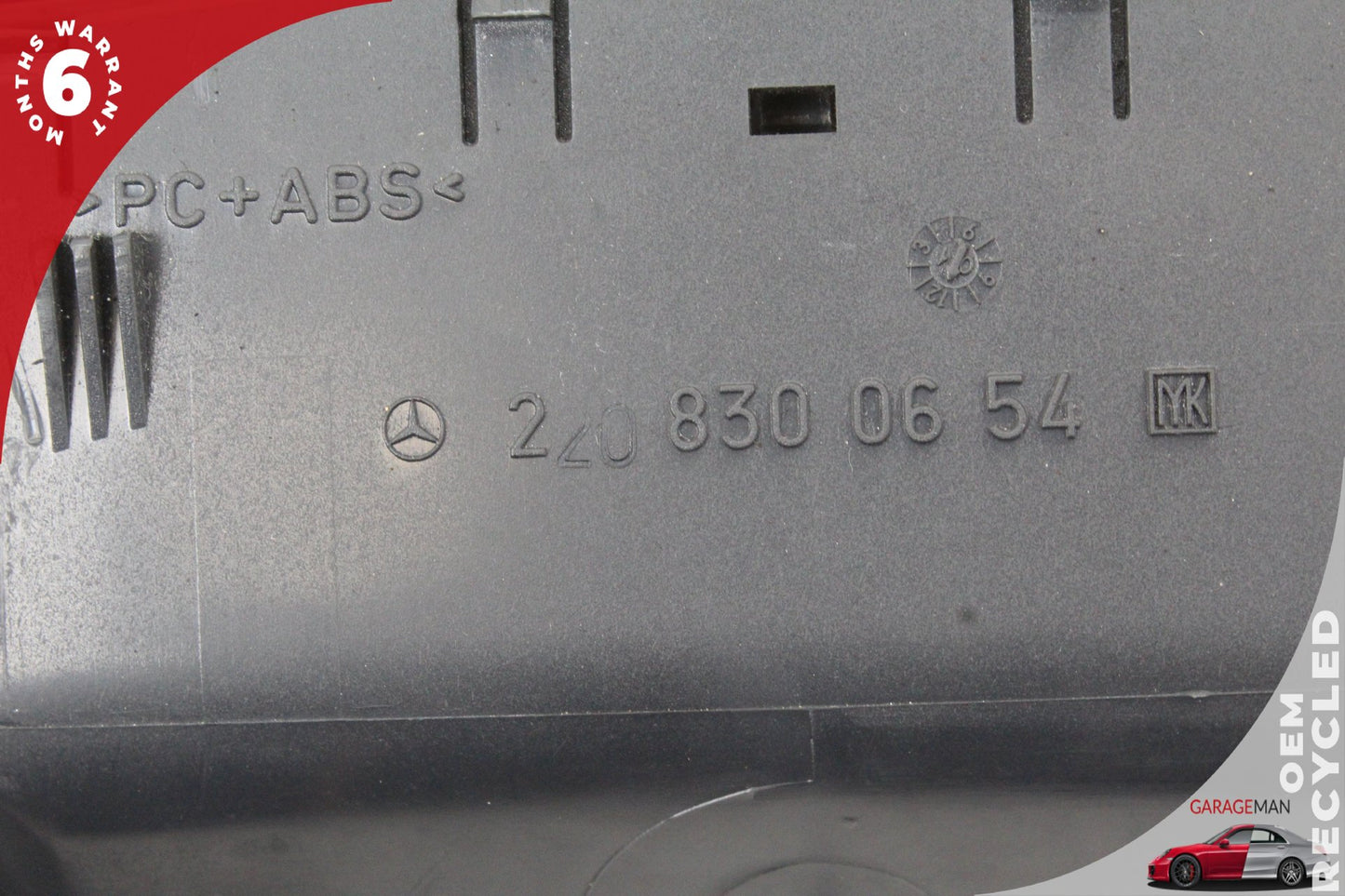 00-06 Mercedes-Benz S500 W220 Rear Center Console A/C Air Vent 2208300654
