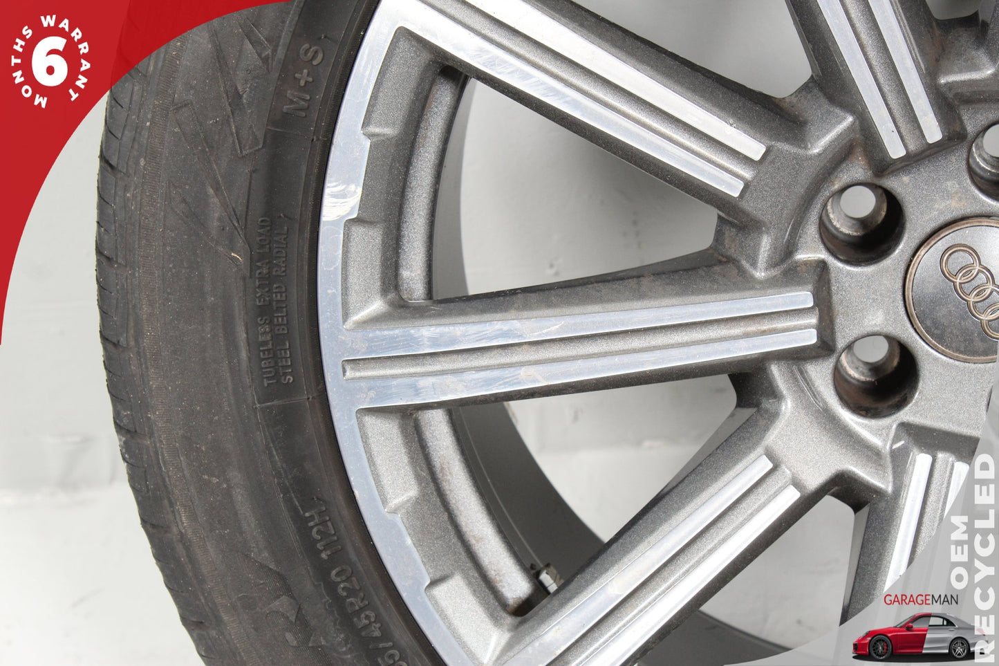 2017-2019 Audi Q7 SUV Wheel Rim w/ Tire 10 Spoke 9JX20H2 ET33 4M0601025AE