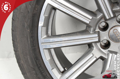 2017-2019 Audi Q7 SUV Wheel Rim w/ Tire 10 Spoke 9JX20H2 ET33 4M0601025AE