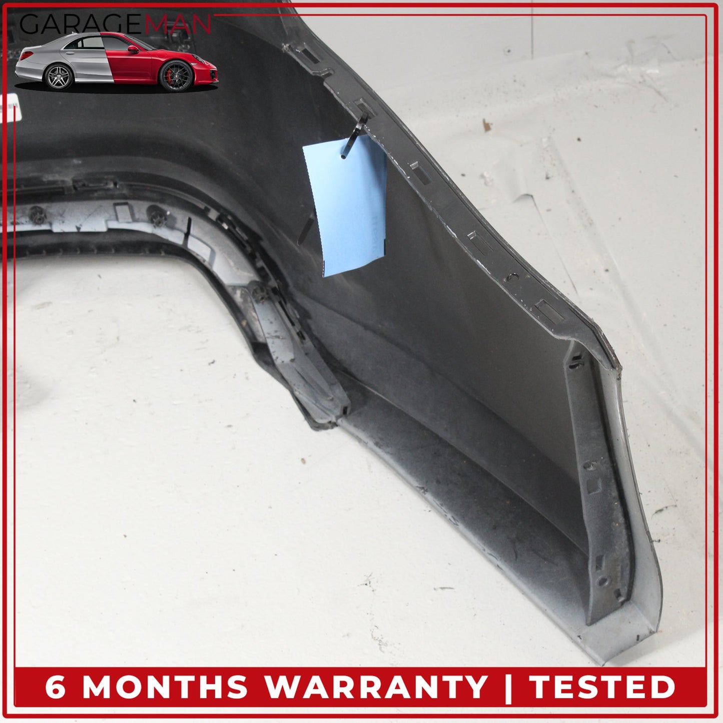 2016-2018 Audi A6 C7 Rear Bumper Cover Assembly Black 4G5807067K OEM