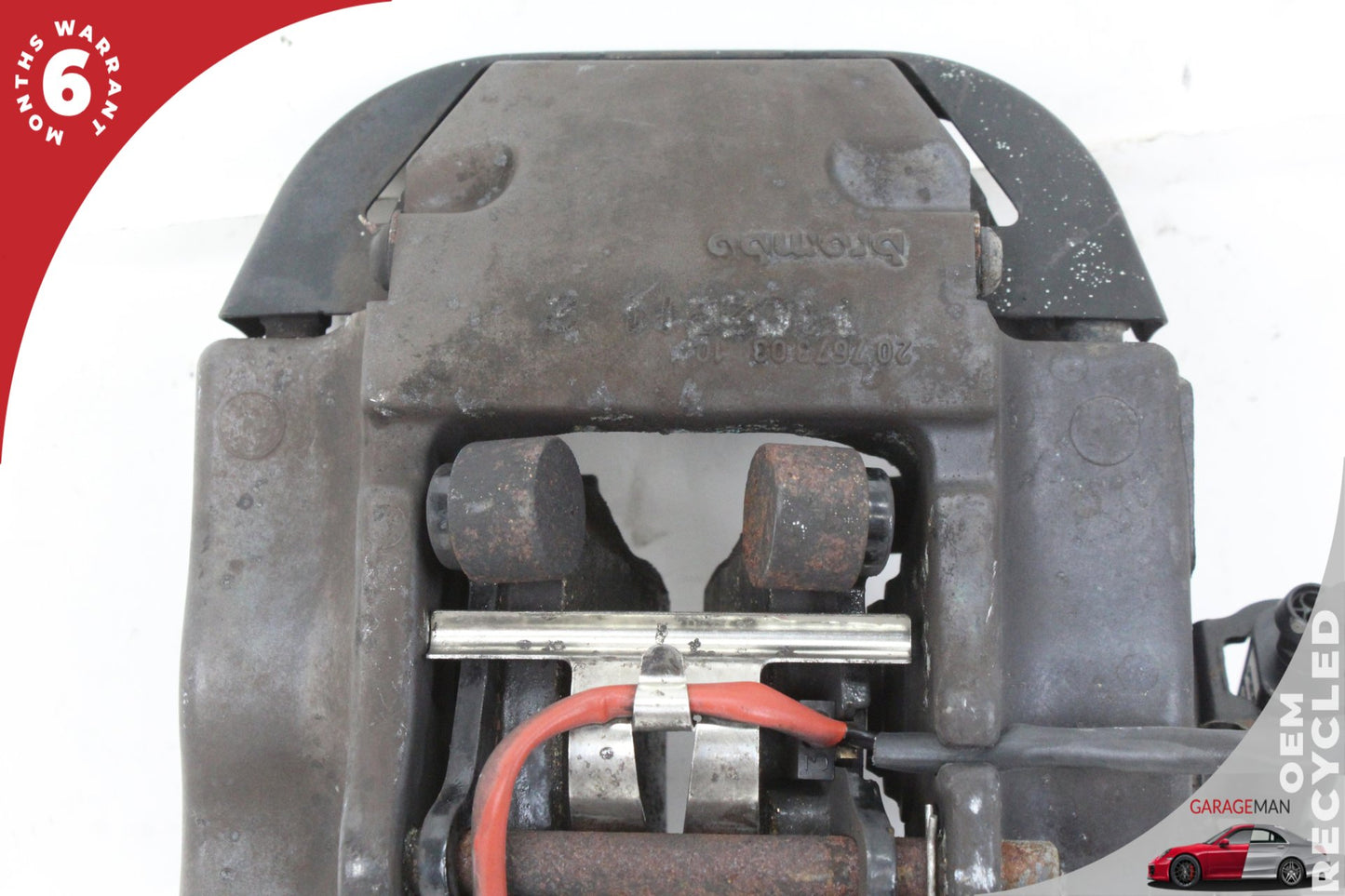 2007-2015 Audi Q7 SUV Rear Left and Right Side Brake Caliper Set Brembo OEM