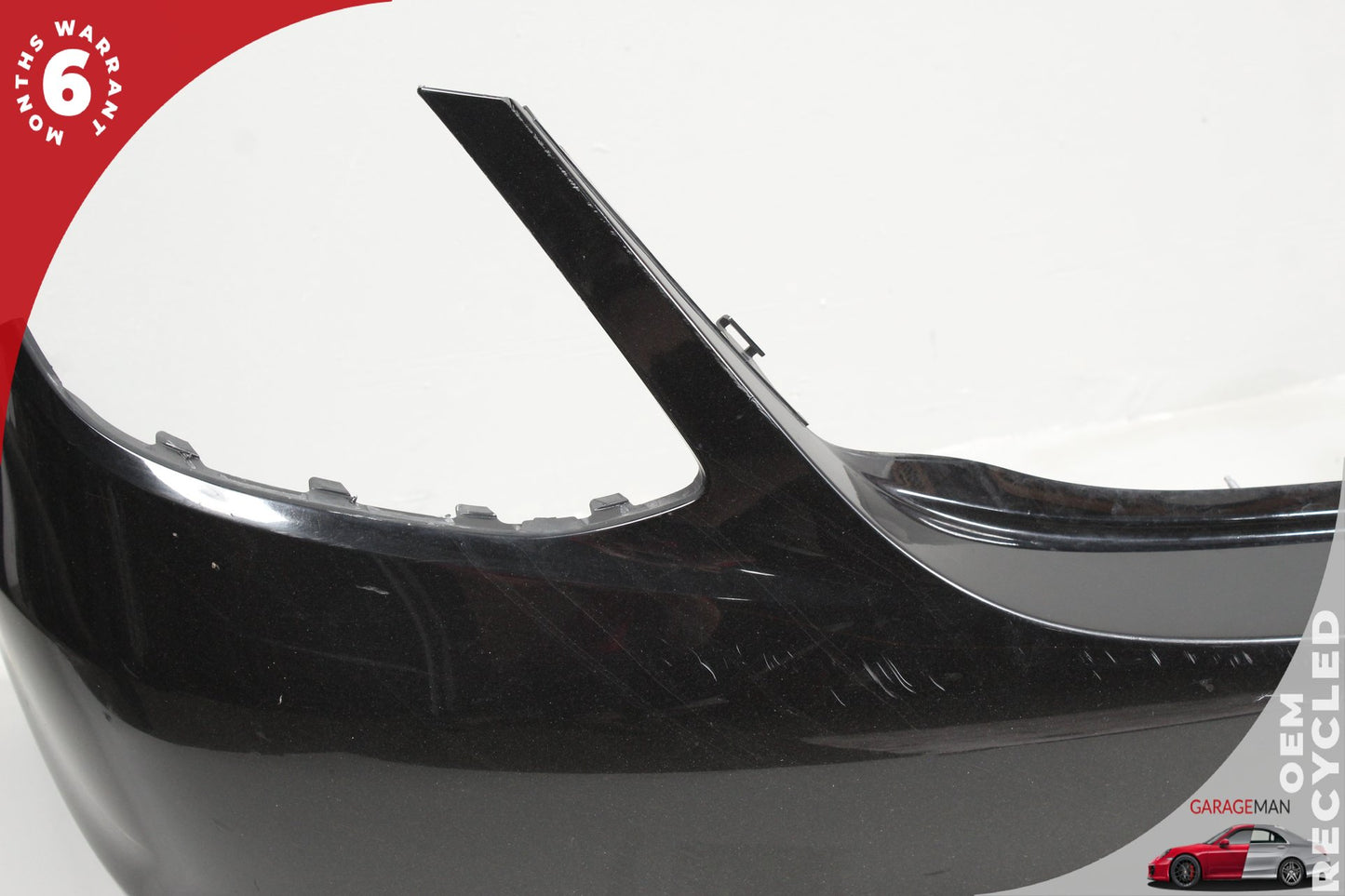 2015-2018 Mercedes W205 C300 Sedan Base Rear Bumper Cover Black 2058800347 OEM
