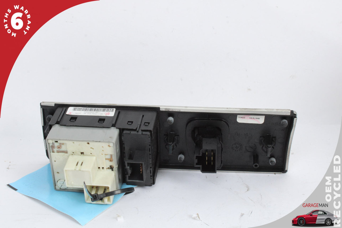 2002-2005 Ford Thunderbird Headlight Control Switch Panel w/ Trim 5W63B89AB OEM