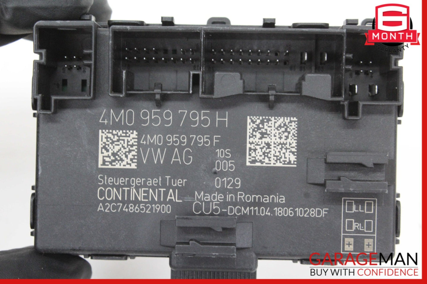 2017-2024 Audi Q7 SUV Rear Left or Right Door Control Module 4M0959795H Genuine