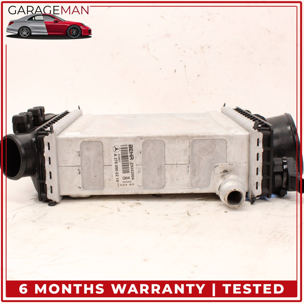 2012-2022 Mercedes W212 E400 SL400 Engine Intercooler Radiator 2760900214 OEM