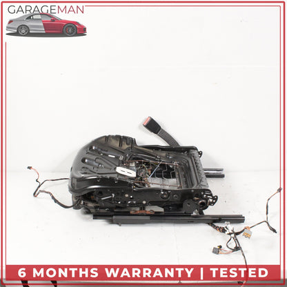 2010-2012 Range Rover L322 Front Left Seat Track Rail Frame w/ Motors OEM