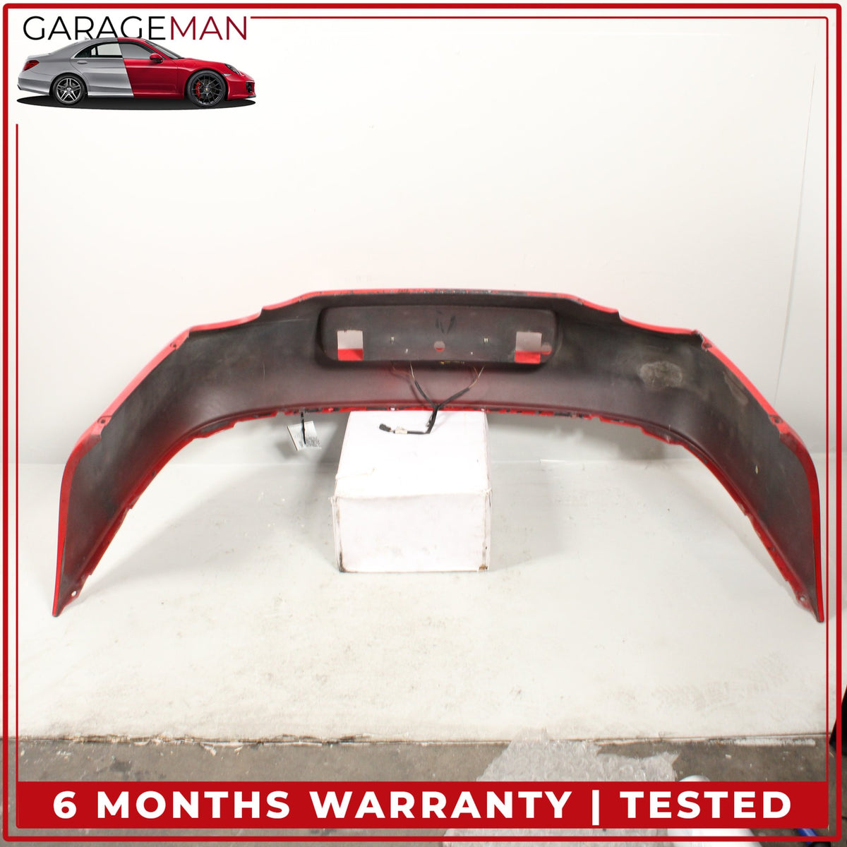 1999-2001 Porsche 911 996 Rear Bumper Cover Red 99650541108 OEM